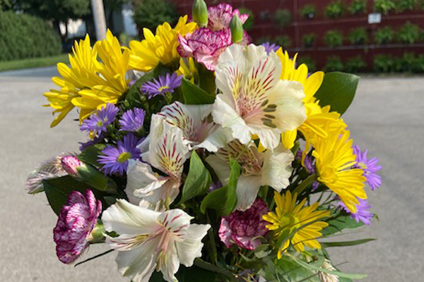 Spring Porch Pot